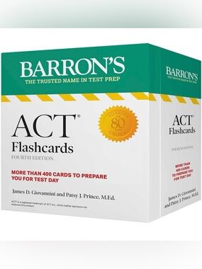 Barron’s ACT Flashcards 4th Edition